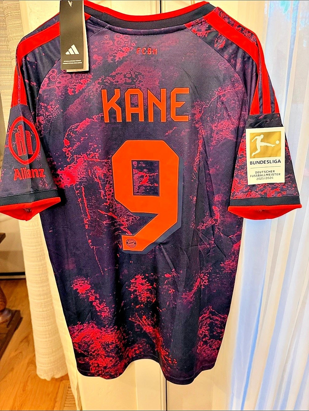 Bayern Munich 2026/27 Third Jersey - Harry Kane #9 Fits Large/XL slim fit